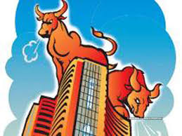 Sensex ends at record closing peak, Nifty nears 18,500