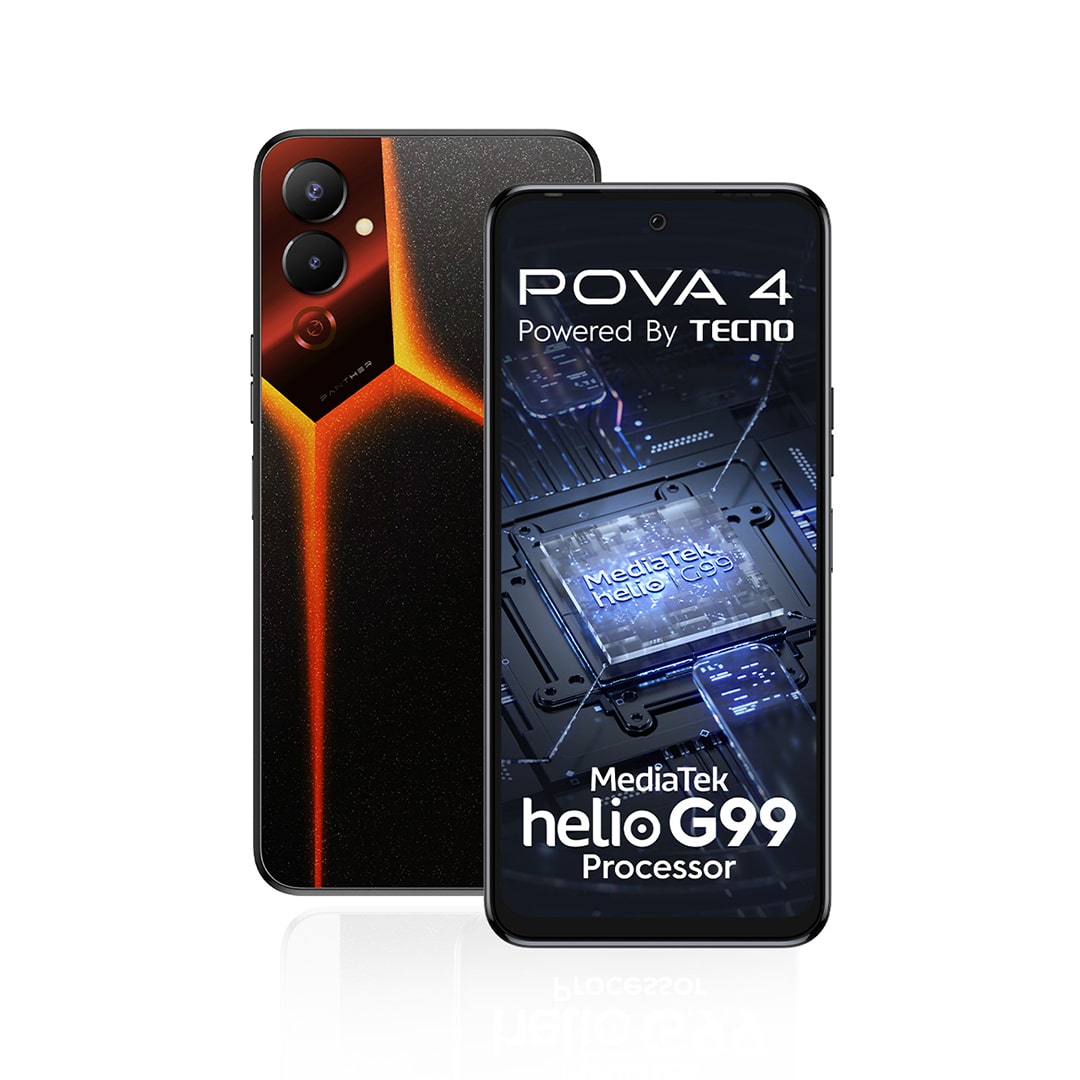 TECNOએ 6nm Helio G99 પ્રોસેસર સાથે POVA4 લોન્ચ કર્યો