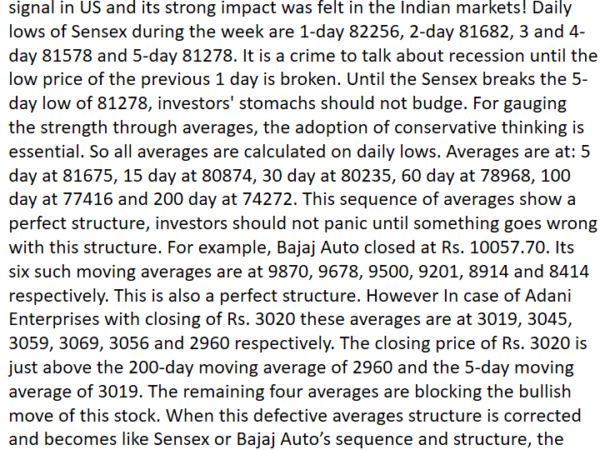 THE SECRET OF SENSEX STRENGHT