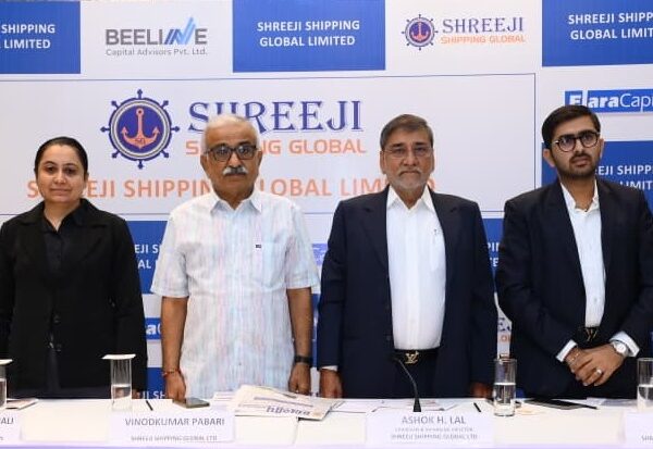 SHREEJI SHIPING GLOBAL LIMITED નો IPO 19 ઓગસ્ટે ખુલશે,પ્રાઈસ બેન્ડ રૂ. 240 – 252