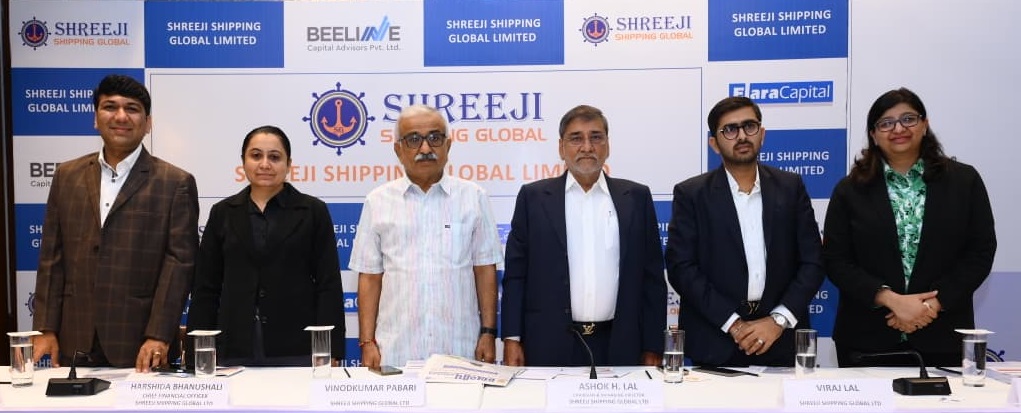 SHREEJI SHIPING GLOBAL LIMITED નો IPO 19 ઓગસ્ટે ખુલશે,પ્રાઈસ બેન્ડ રૂ. 240 – 252