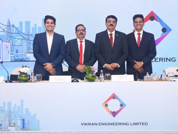 Vikran Engineering Ltd નો IPO 26 ઓગસ્ટે ખૂલશે, પ્રાઈસ બેન્ડ રૂ. 92 – 97