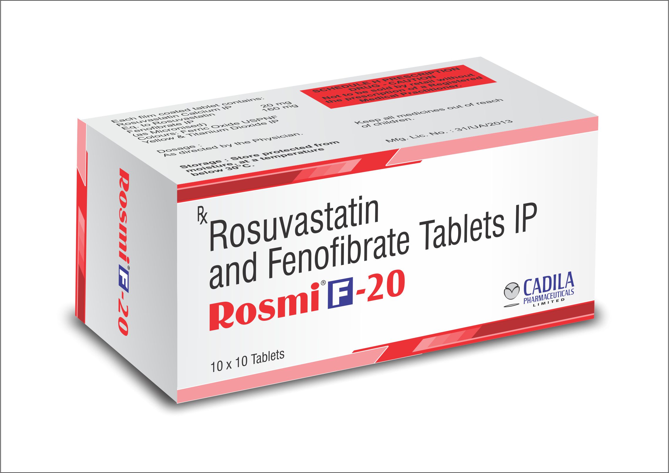 કેડિલા ફાર્માસ્યુટિકલ્સે મિક્સ્ડ ડિસ્લિપિડેમિયાના અસરકારક સંચાલન માટે ઉપયોગી Rosmi F ટેબ્લેટ લોન્ચ કરી