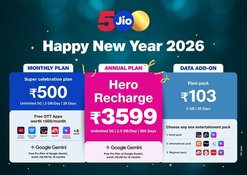 JIO હેપ્પી ન્યૂ યર 2026
