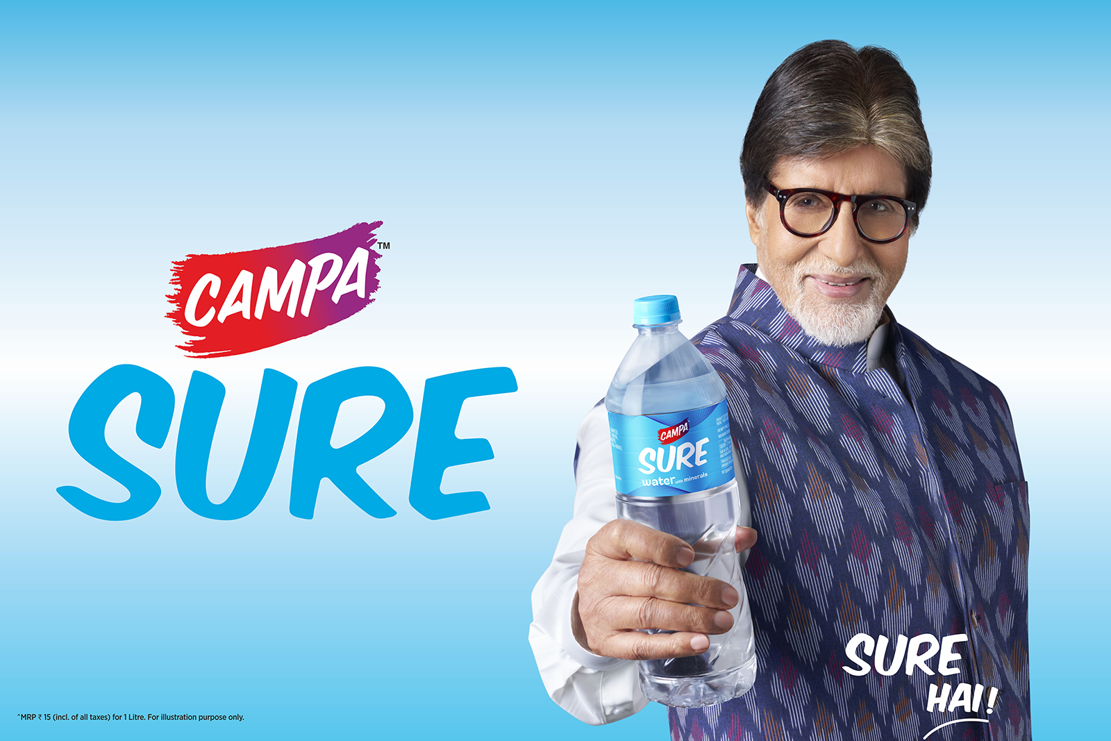 RELIANCE CONSUMER PRODUCTS ONBOARDS LEGENDARY ACTOR AMITABH BACHCHAN AS BRAND AMBASSADOR FOR CAMPA SURE