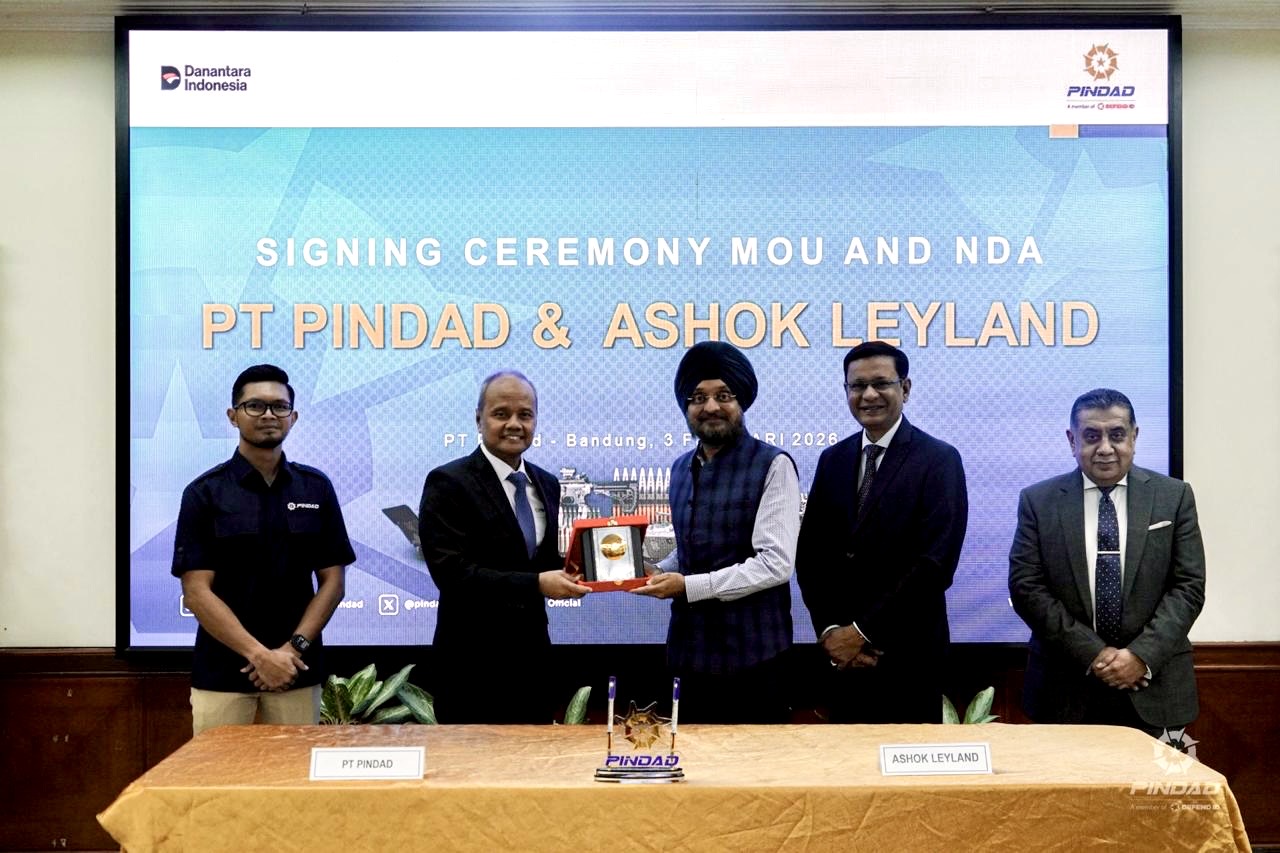 Ashok Leyland and PT Pindad Sign MoU for Electric Buses and Defence Vehicles for Indonesia