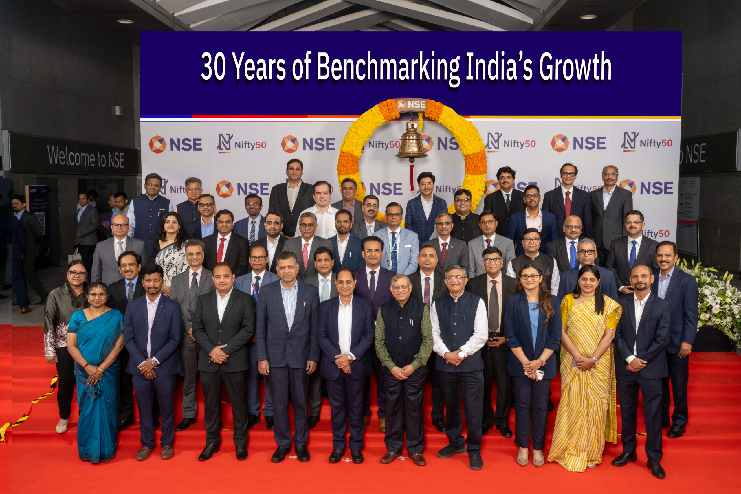 NSEએ ભારતના ફ્લેગશીપ ઇન્ડેક્સ નિફ્ટી 50ના ૩0 વર્ષની ઉજવણી કરી