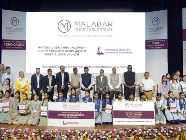 મલાબાર ગોલ્ડ એન્ડ ડાયમંડ્સની રૂ. 200 કરોડની CSR પહેલ જાહેર કરી