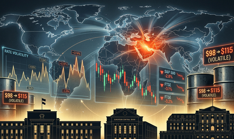 Global Central Banks in focus as Middle East conflict drives energy prices higher