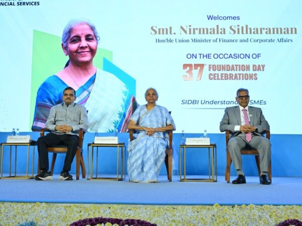 SIDBI’s 37th Foundation Day Celebrations: Finance Minister launches SIDBI’s MSME initiatives — RRB Co-Lending Portal, MachFin Mart, MoRE and Credit Cards for Micro Enterprises